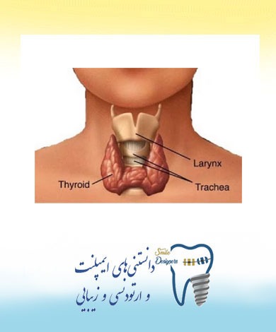 در اثر اختلال عملکرد غده تیروئید چه مشکلاتی در دهان و دندان ایجاد میشود؟